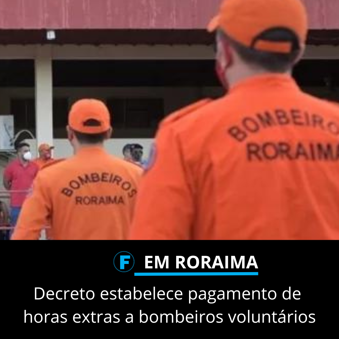 Decreto estabelece pagamento de horas extras a bombeiros voluntários