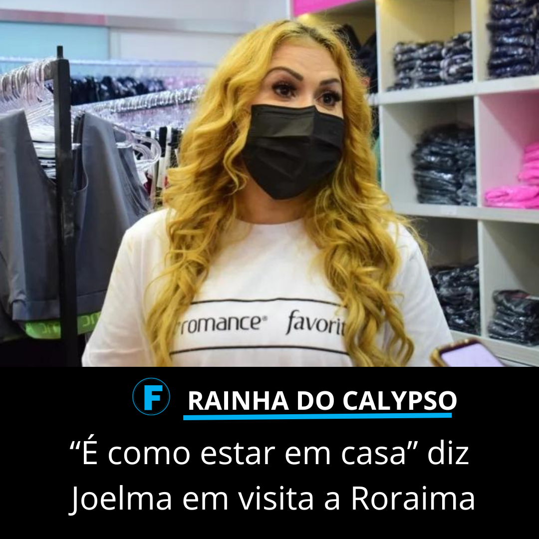 “É como estar em casa” diz Joelma em visita a Roraima