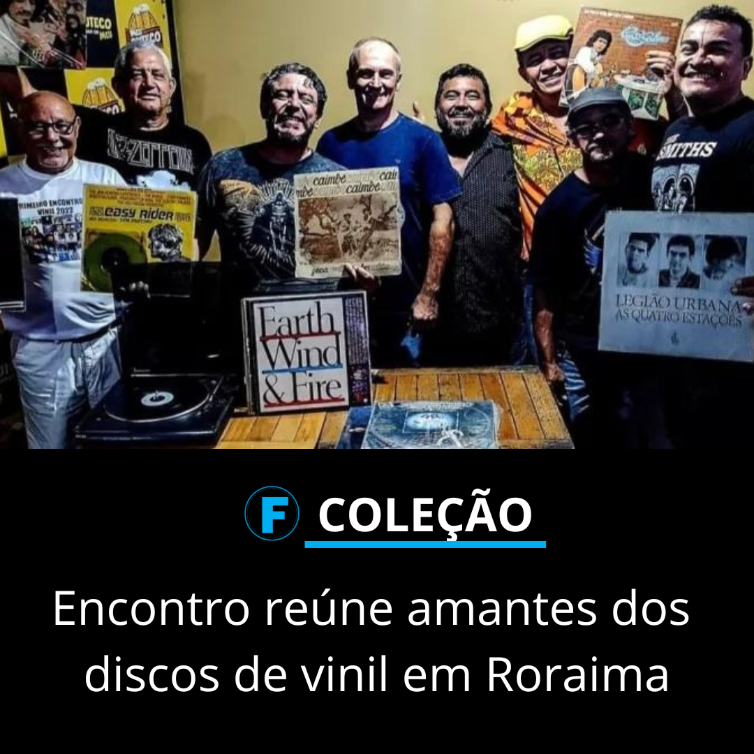 Encontro reúne amantes dos discos de vinil em Roraima