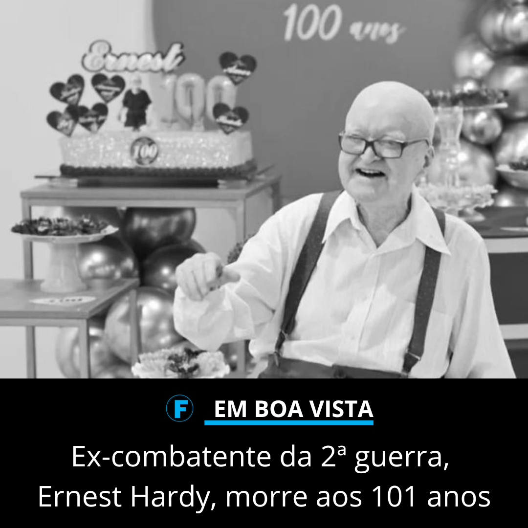 Ex-combatente da 2ª guerra, Ernest Hardy, morre aos 101 anos