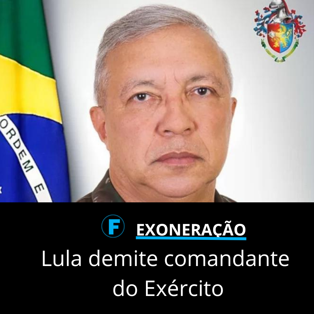 Lula demite comandante do Exército