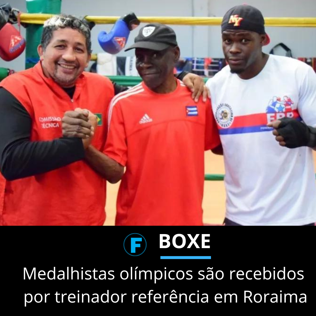 Medalhistas olímpicos são recebidos por treinador referência em Roraima