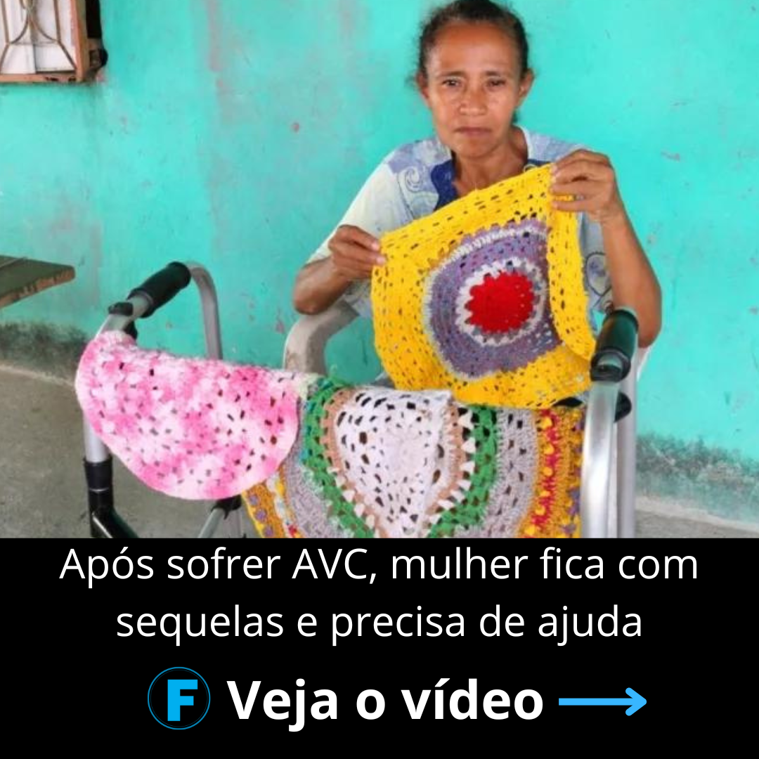 Após sofrer AVC, mulher fica com sequelas e precisa de ajuda