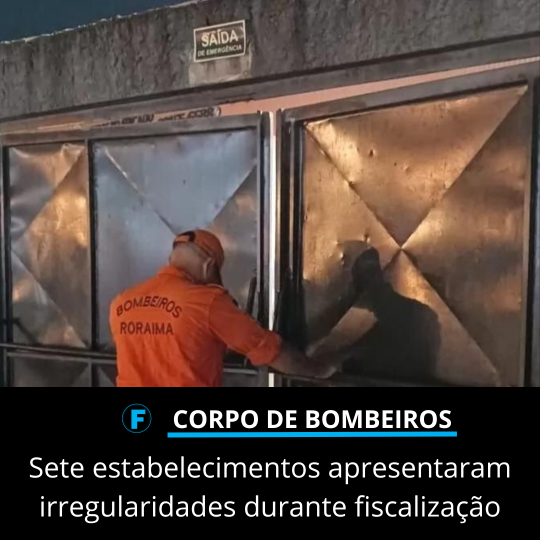 Sete estabelecimentos apresentaram irregularidades durante fiscalização