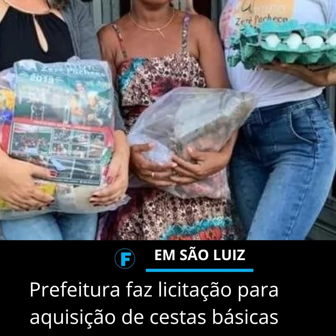 Prefeitura faz licitação para aquisição de cestas básicas 