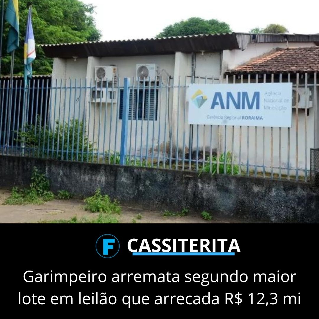 Garimpeiro arremata segundo maior lote em leilão que arrecada R$ 12,3 mi