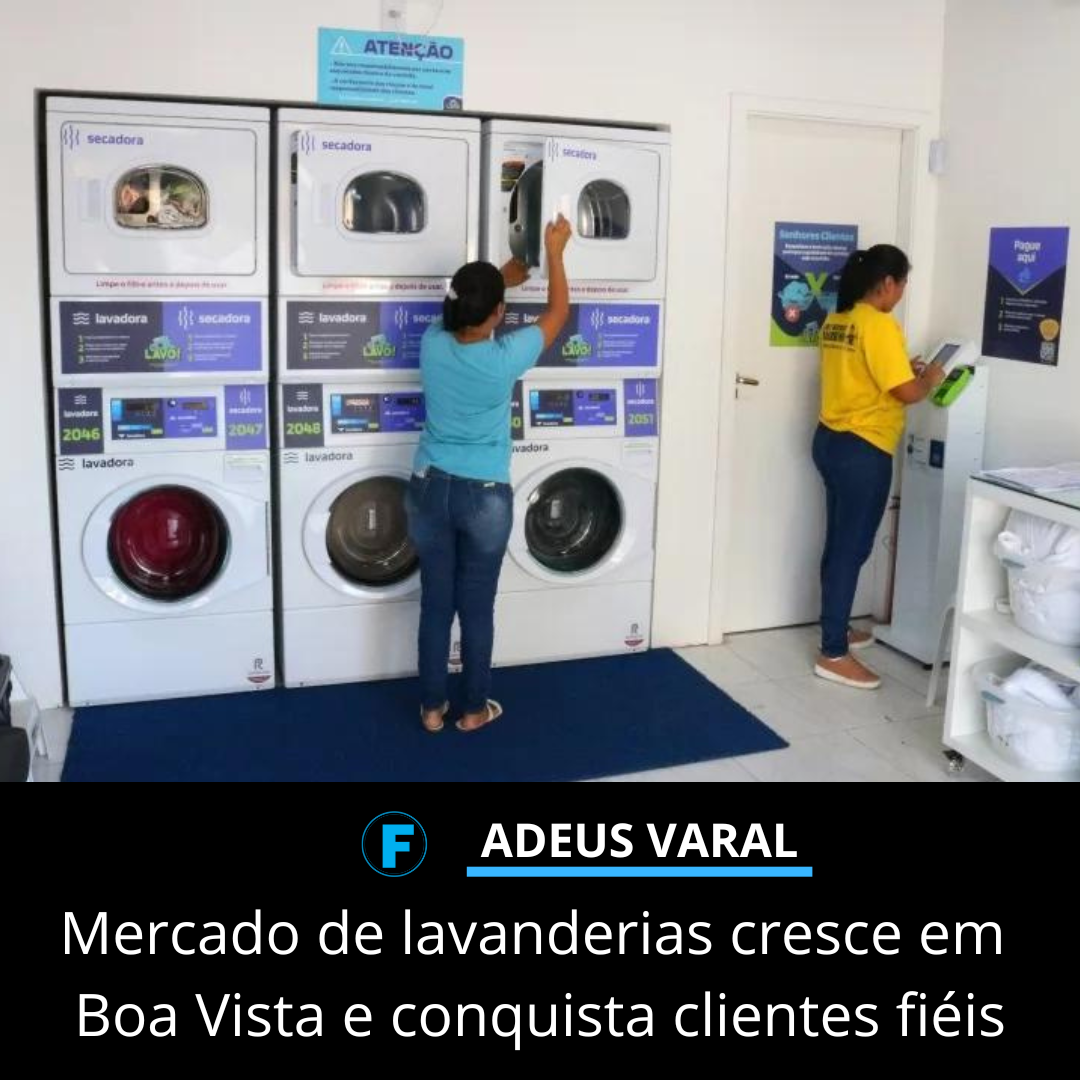 Mercado de lavanderias cresce em Boa Vista e conquista clientes fiéis