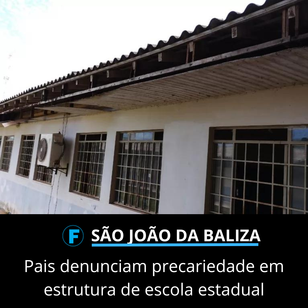 Pais denunciam precariedade em estrutura de escola estadual