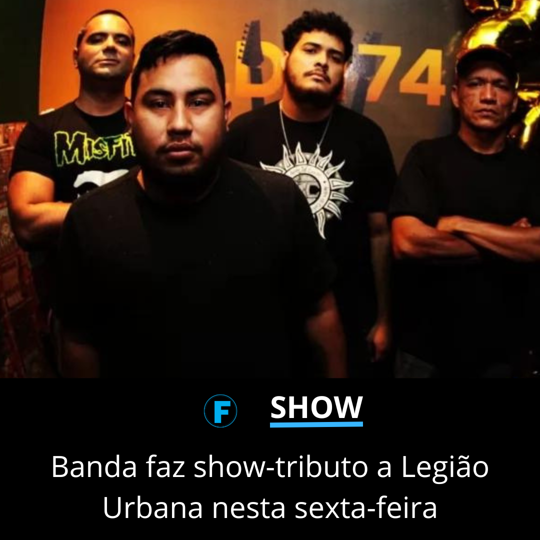 Banda faz show-tributo a Legião Urbana nesta sexta-feira