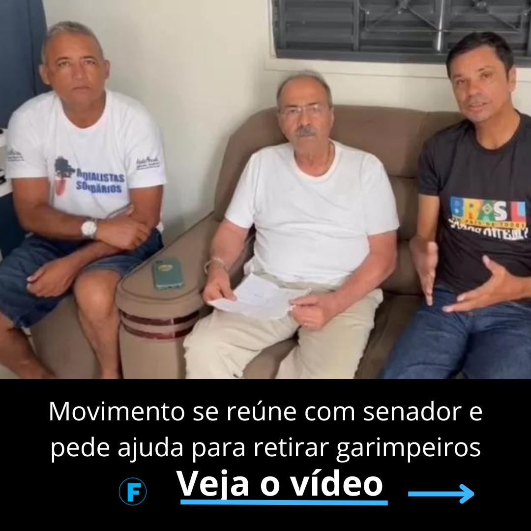 Movimento se reúne com senador e pede ajuda para retirar garimpeiros