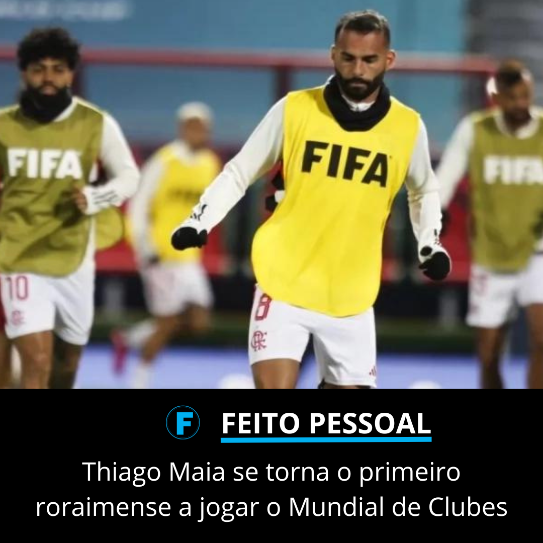 Thiago Maia se torna o primeiro roraimense a jogar o Mundial de Clubes
