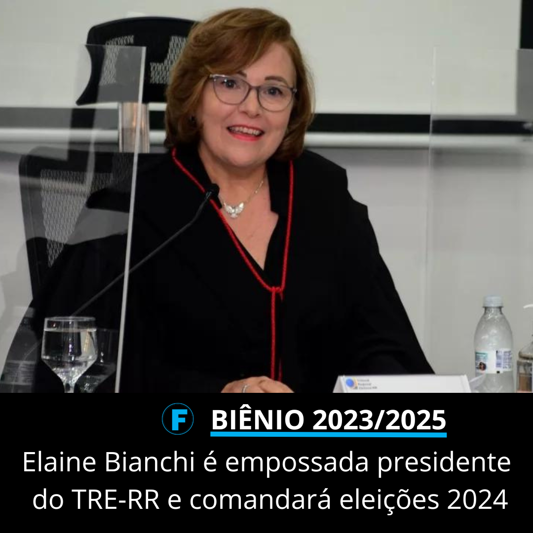 Elaine Bianchi é empossada presidente do TRE-RR e comandará eleições 2024