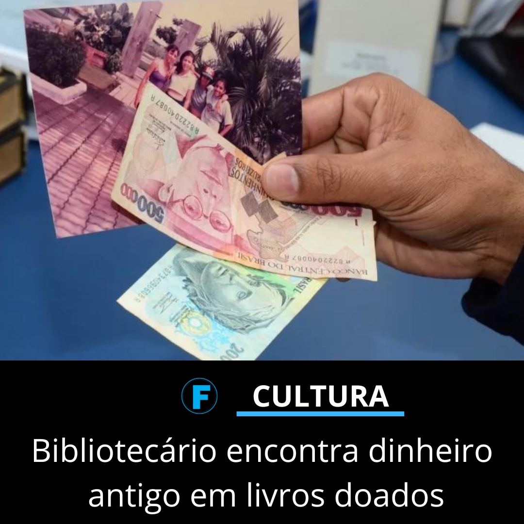 Bibliotecário encontra dinheiro antigo em livros doados