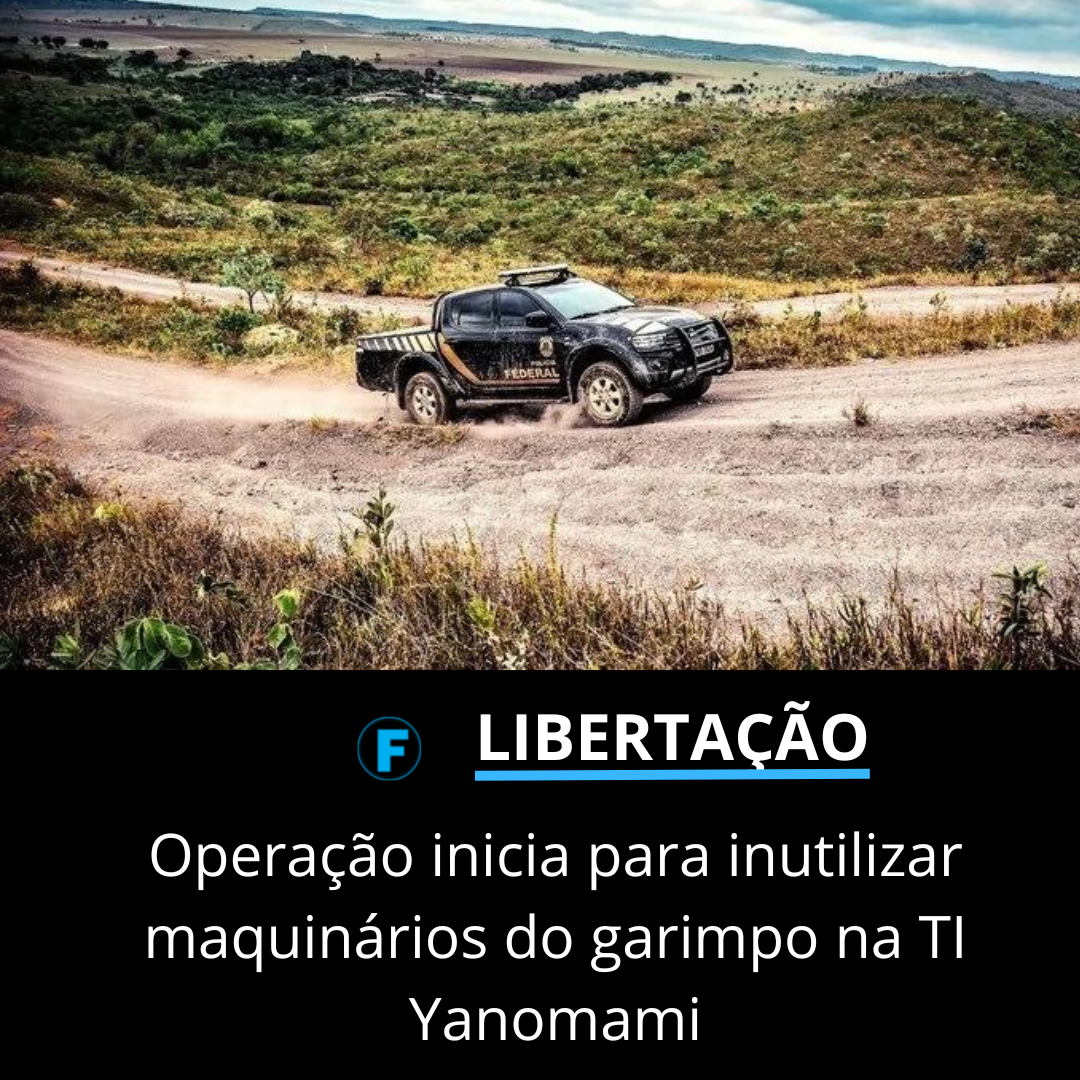 Operação inicia para inutilizar maquinários do garimpo na TI Yanomami