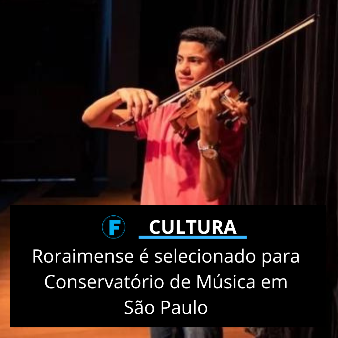 Roraimense é selecionado para Conservatório de Música em São Paulo
