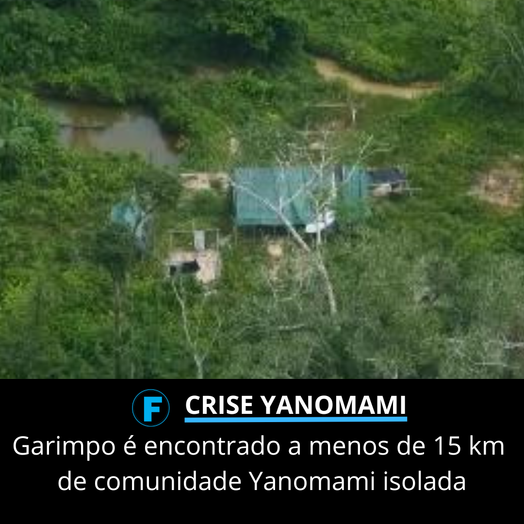 Garimpo é encontrado a menos de 15 km de comunidade Yanomami isolada