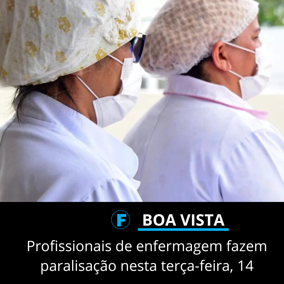 Profissionais de enfermagem fazem paralisação nesta terça-feira, 14