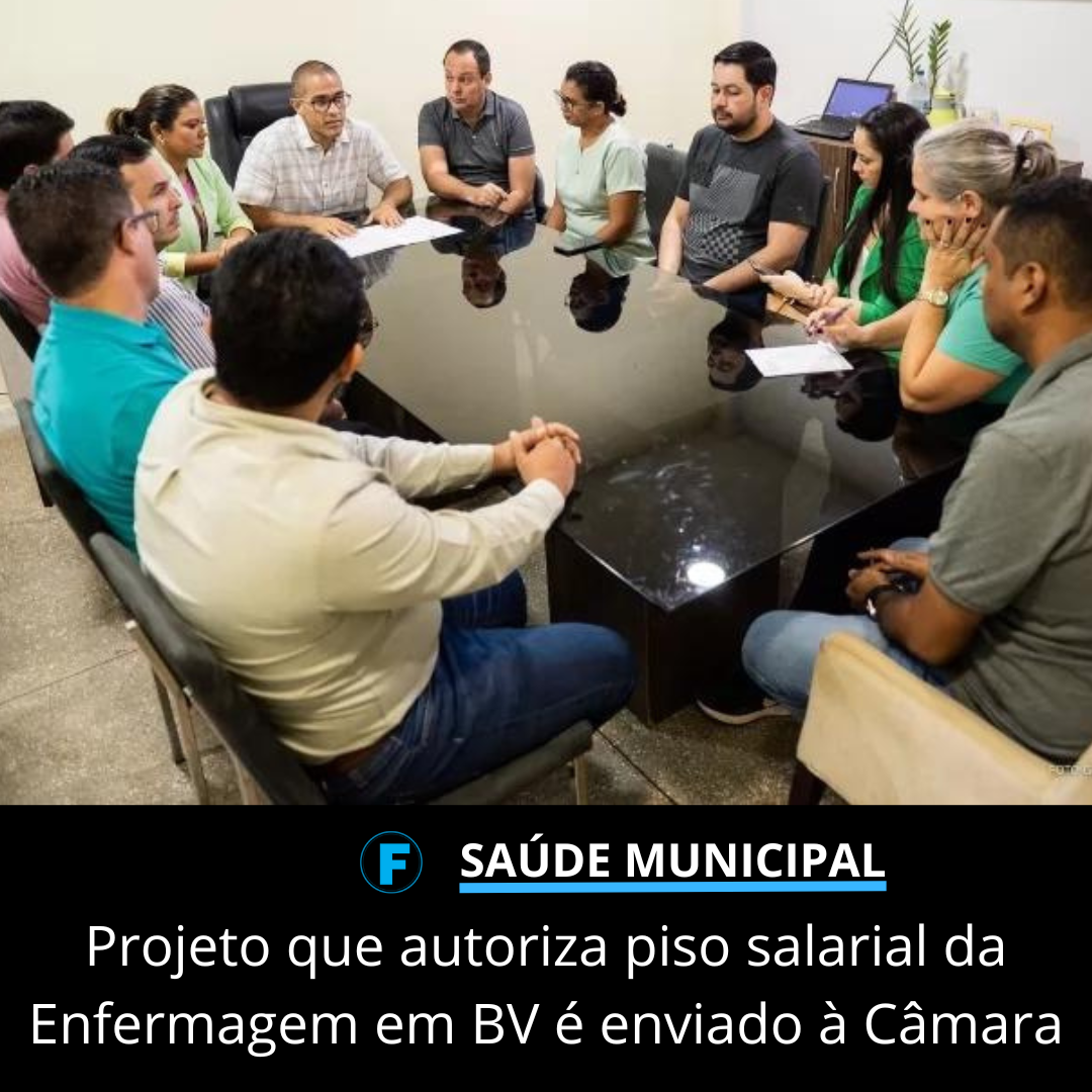 Projeto que autoriza piso salarial da Enfermagem em BV é enviado à Câmara