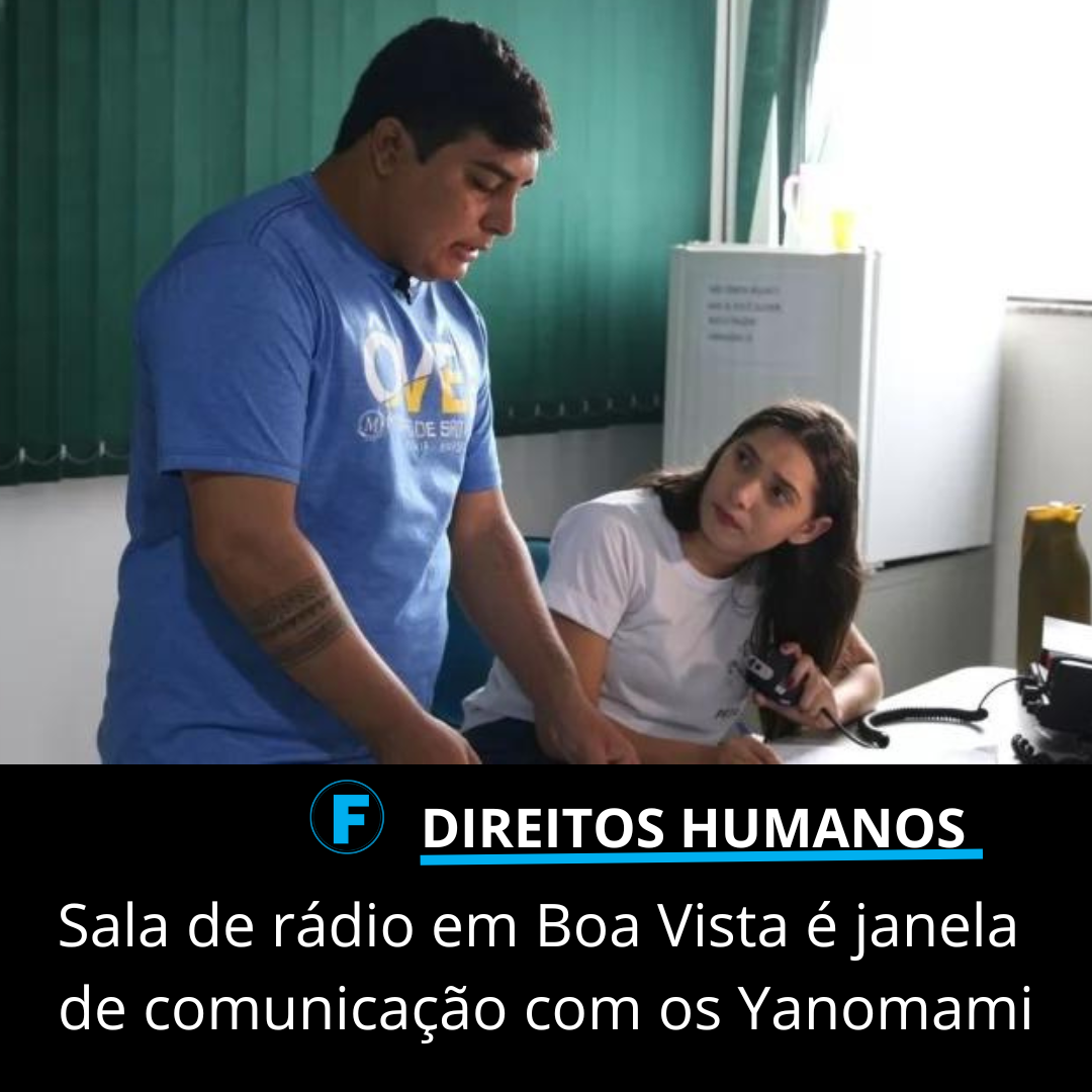 Sala de rádio em Boa Vista é janela de comunicação com os Yanomami