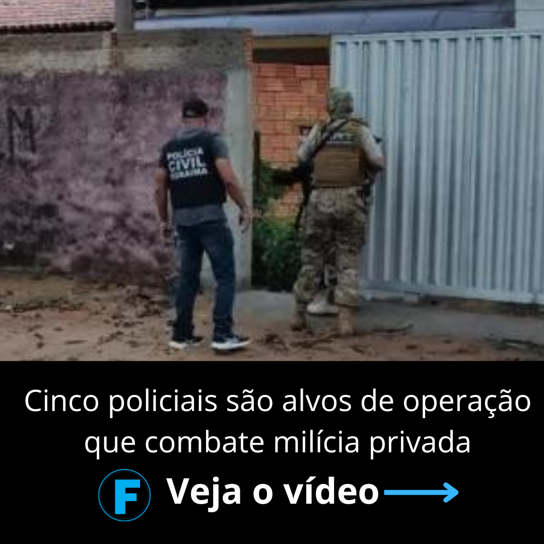 Cinco policiais são alvos de operação que combate milícia privada