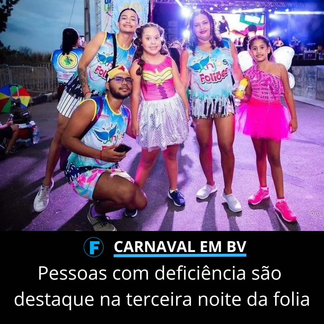Pessoas com deficiência são destaque na terceira noite da folia