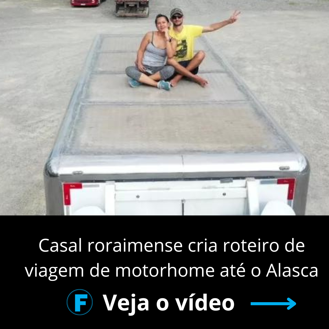 Casal roraimense cria roteiro de viagem de motorhome até o Alasca