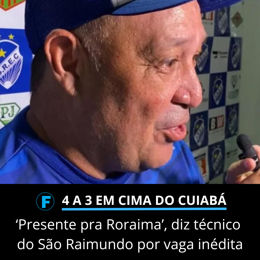 ‘Presente pra Roraima’, diz técnico do São Raimundo por vaga inédita