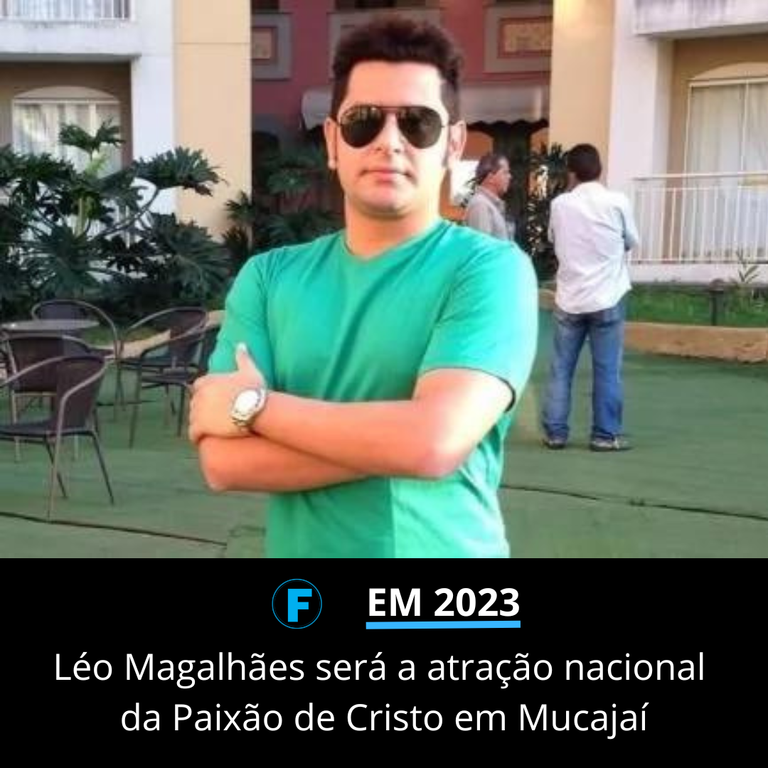 Léo Magalhães será a atração nacional da Paixão de Cristo em Mucajaí