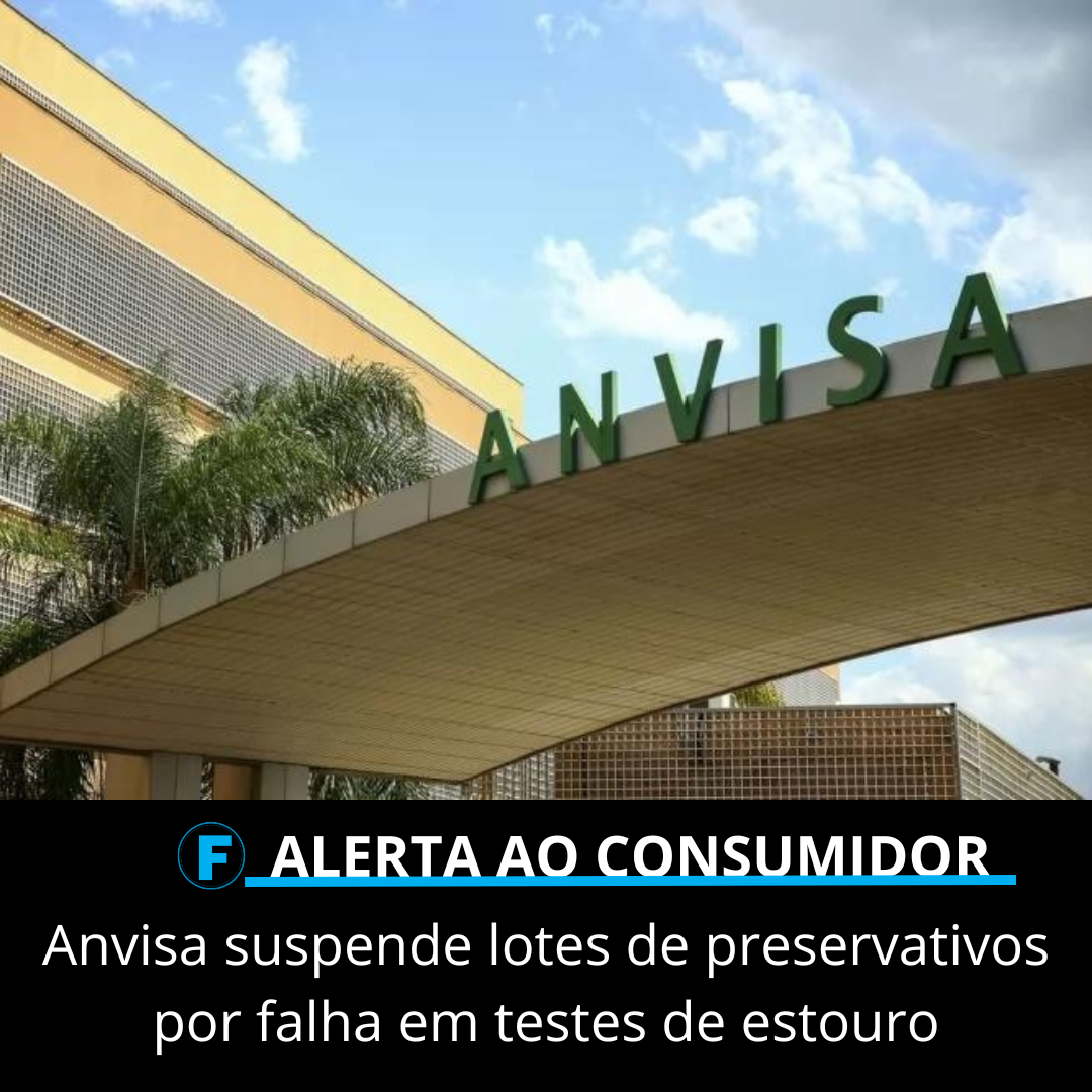 Anvisa suspende lotes de preservativos por falha em testes de estouro