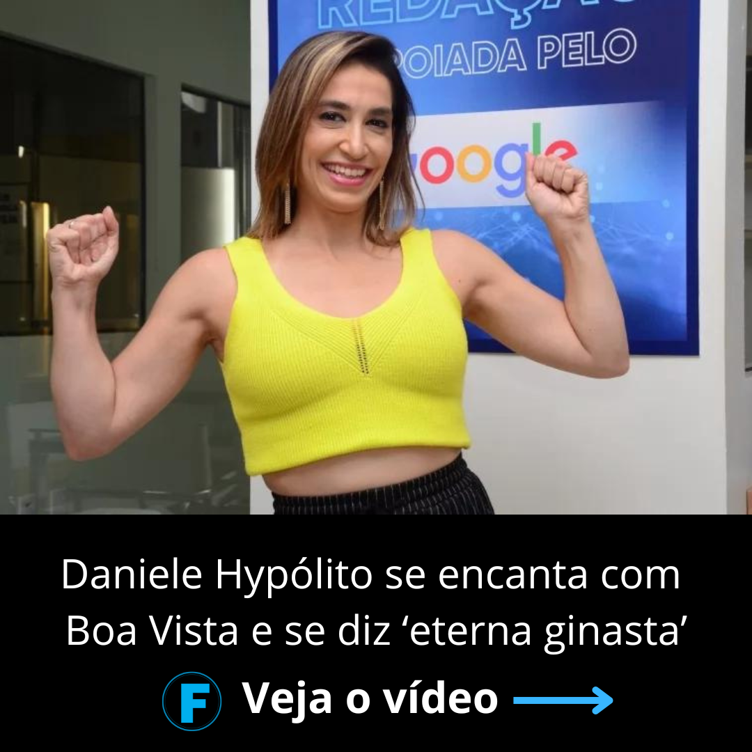 Daniele Hypólito se encanta com Boa Vista e se diz ‘eterna ginasta’