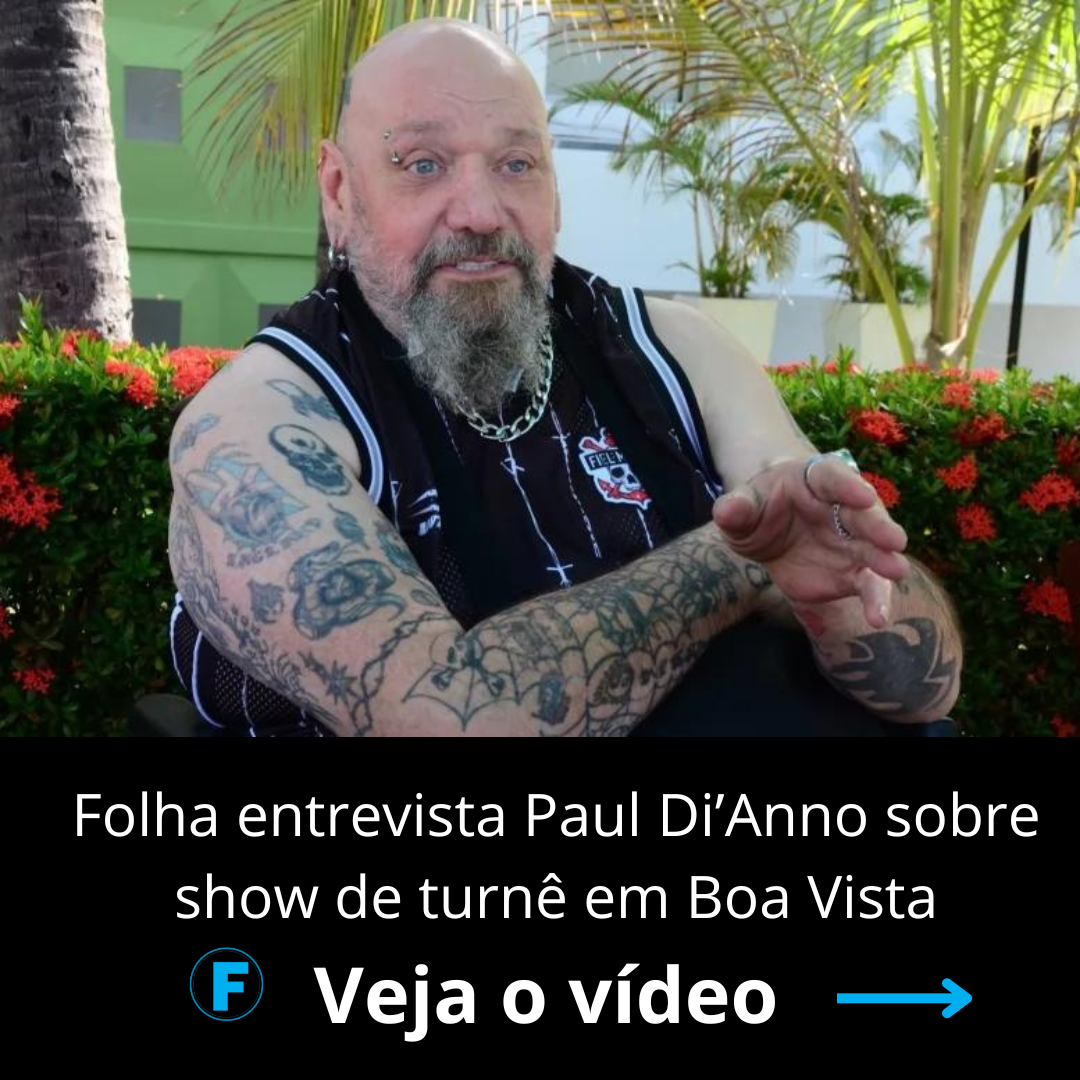 Folha entrevista Paul Di’Anno sobre show de turnê em Boa Vista