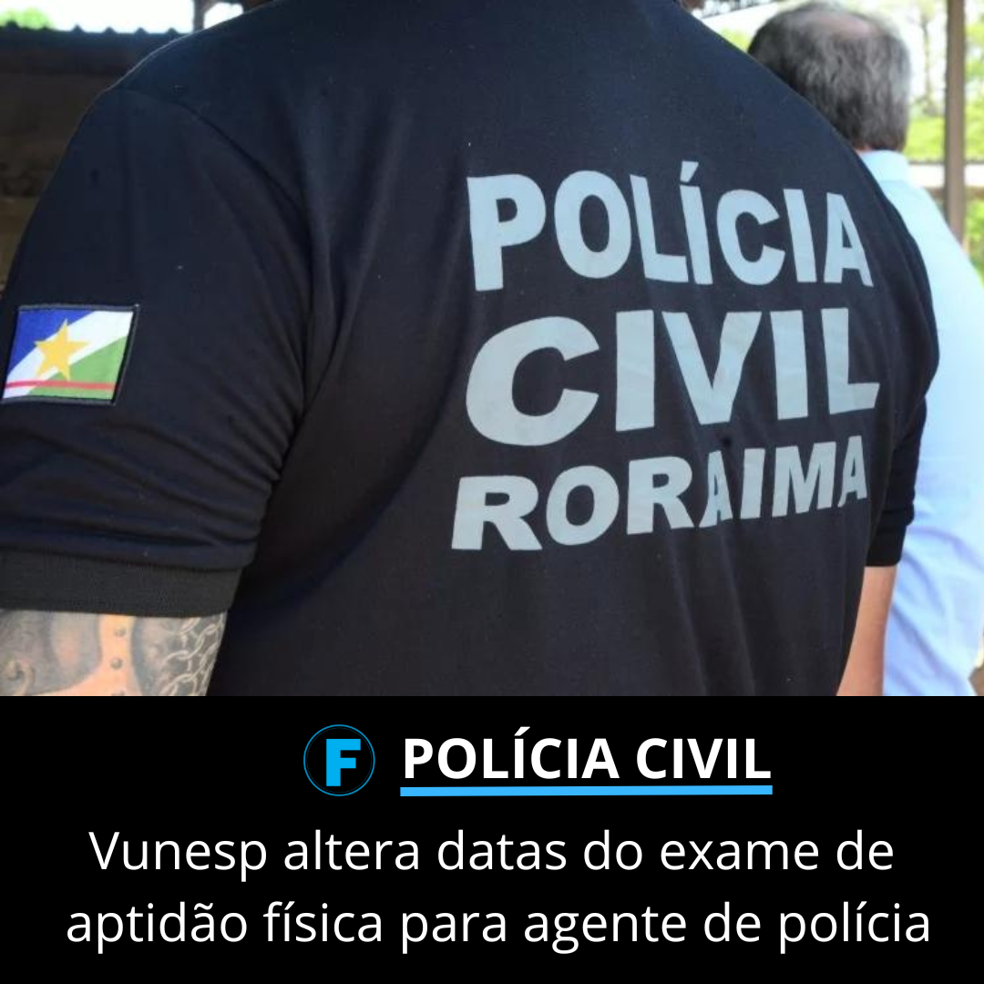 Vunesp altera datas do exame de aptidão física para agente de polícia