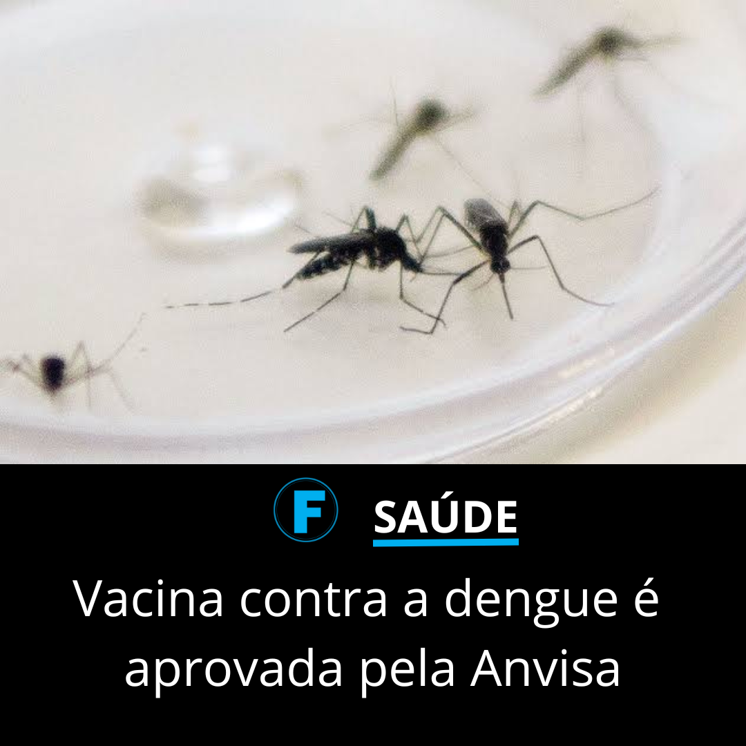 Vacina contra a dengue é aprovada pela Anvisa