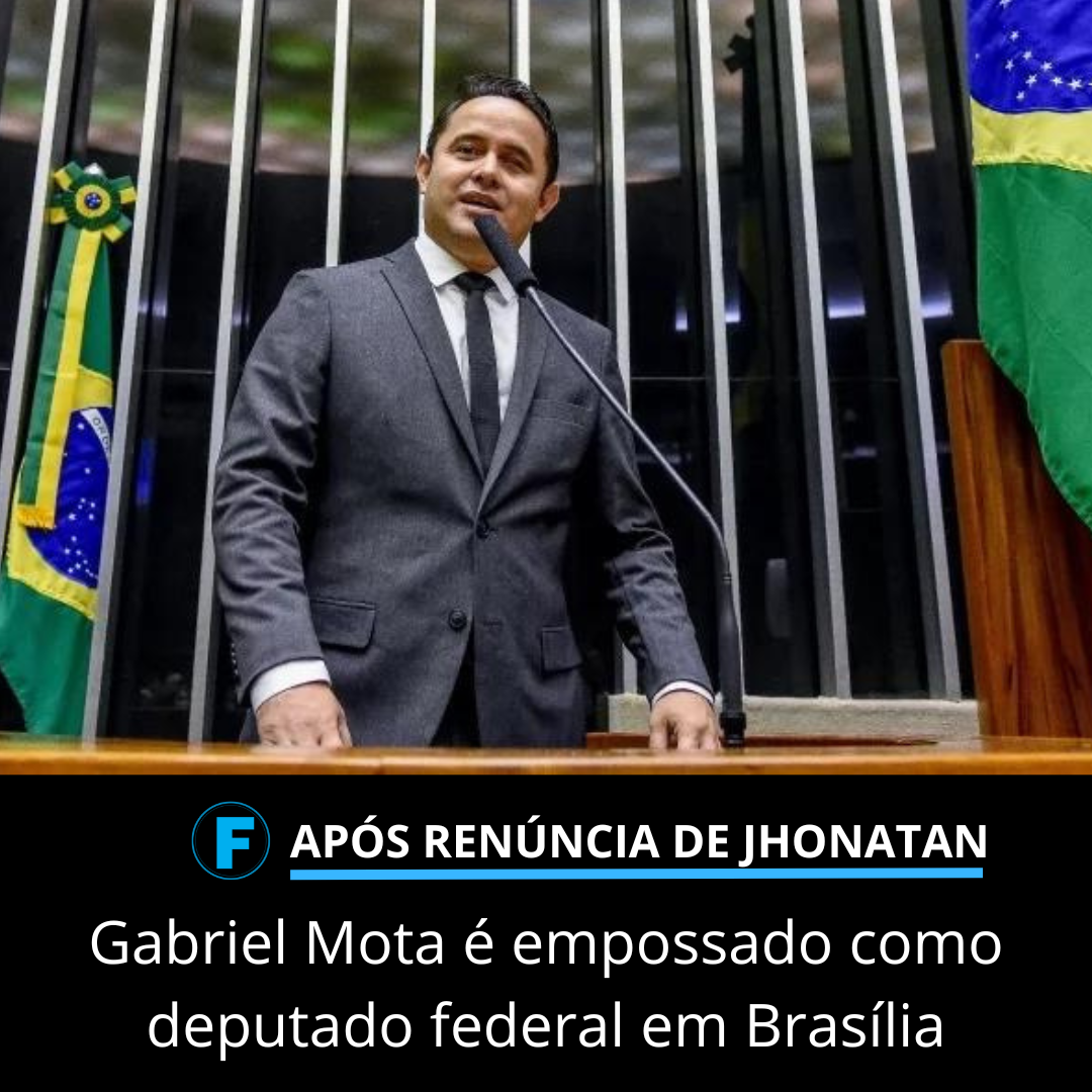 Gabriel Mota é empossado como deputado federal em Brasília