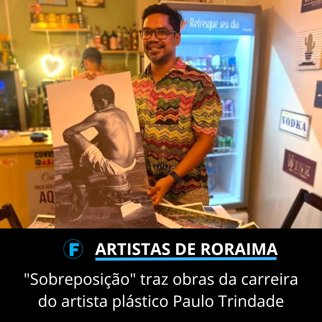 "Sobreposição" traz obras da carreira do artista plástico Paulo Trindade