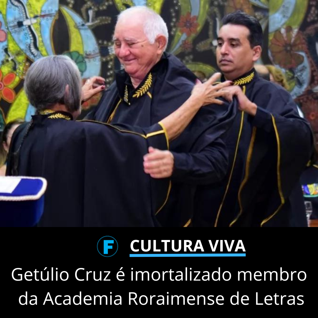 Getúlio Cruz é imortalizado membro da Academia Roraimense de Letras
