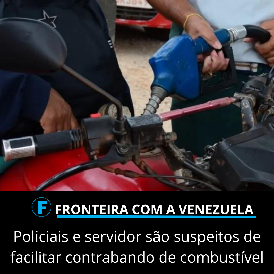 Policiais e servidor são suspeitos de facilitar contrabando de combustível