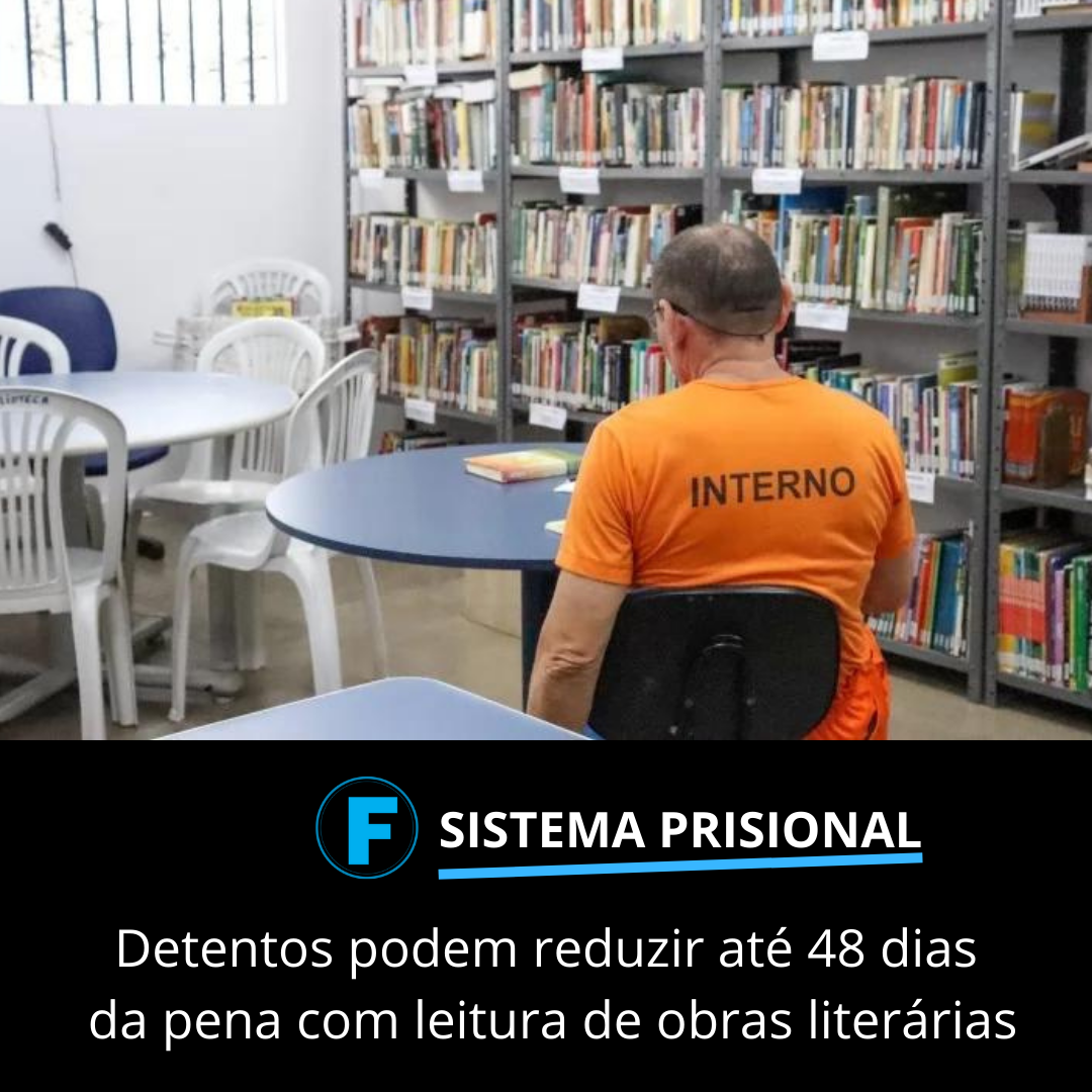 Detentos podem reduzir até 48 dias da pena com leitura de obras literárias