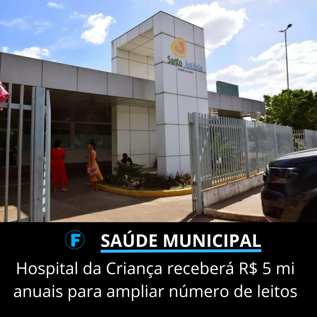 Hospital da Criança receberá R$ 5 mi anuais para ampliar número de leitos