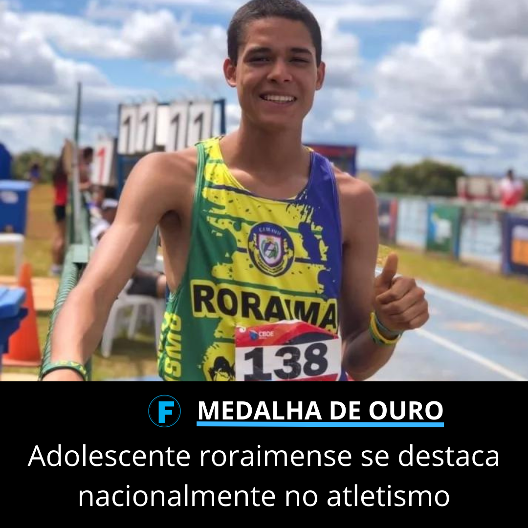 Adolescente roraimense se destaca nacionalmente no atletismo