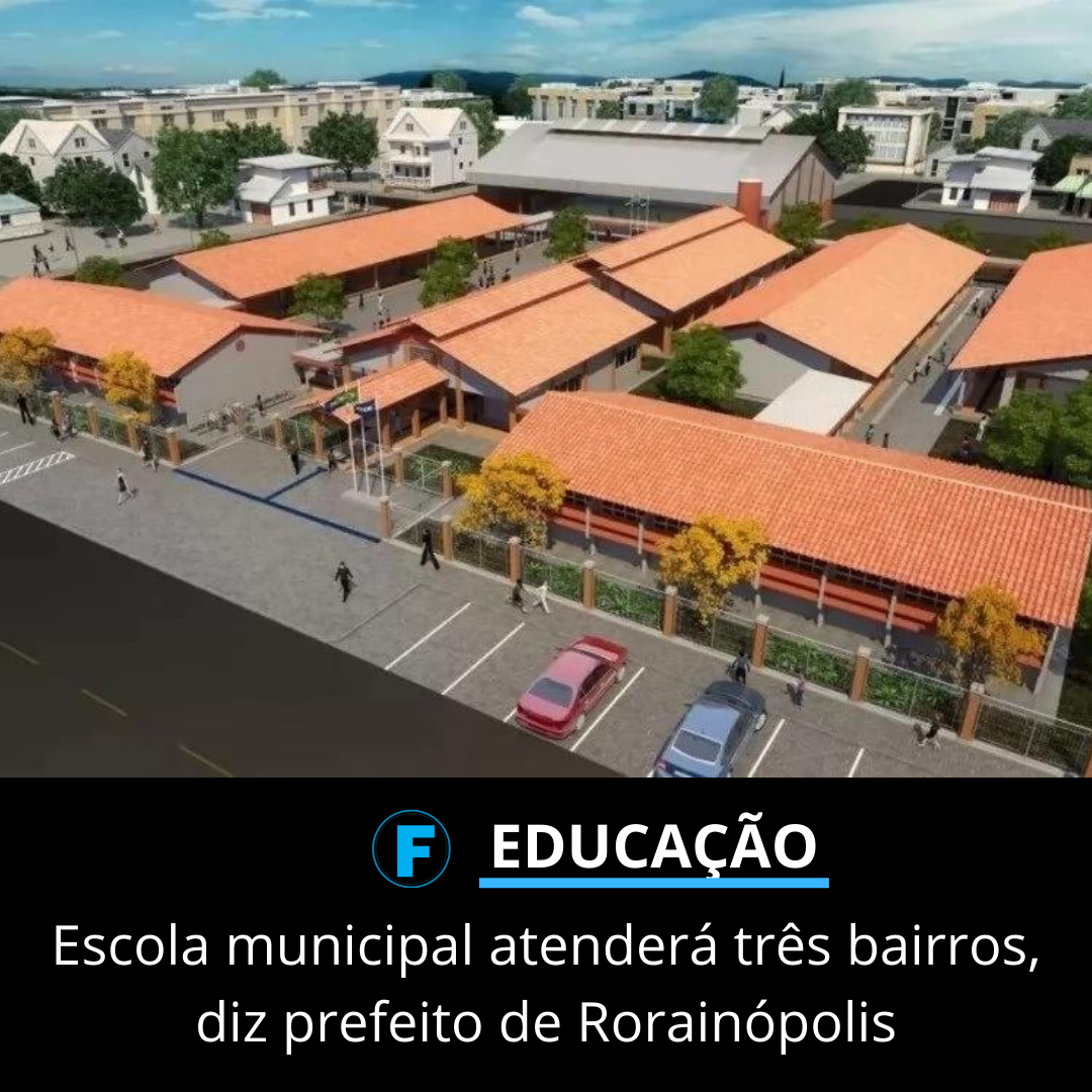 Escola municipal atenderá três bairros, diz prefeito de Rorainópolis