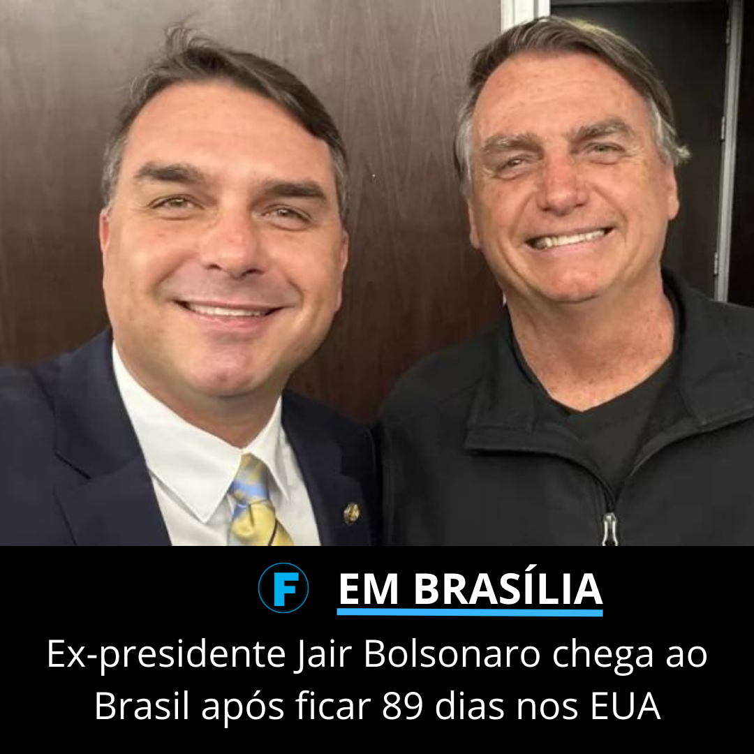 Ex-presidente Jair Bolsonaro chega ao Brasil após ficar 89 dias nos EUA
