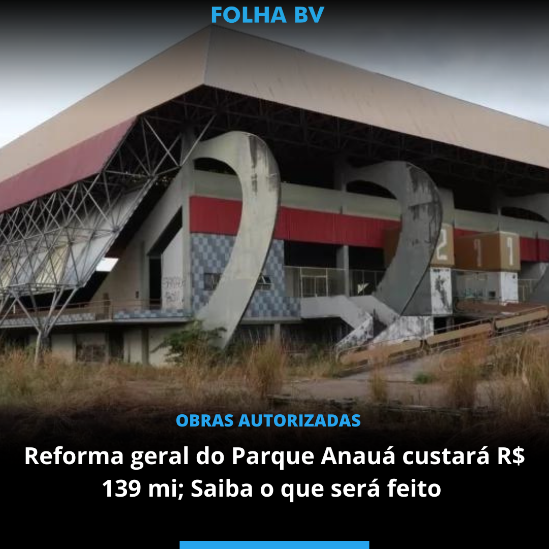 Reforma geral do Parque Anauá custará R$ 139 mi; Saiba o que será feito