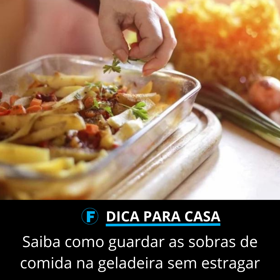 Saiba como guardar as sobras de comida na geladeira sem estragar