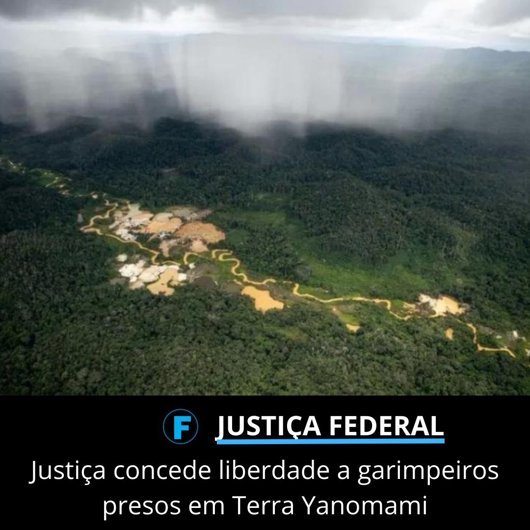 Justiça concede liberdade a garimpeiros presos em Terra Yanomami