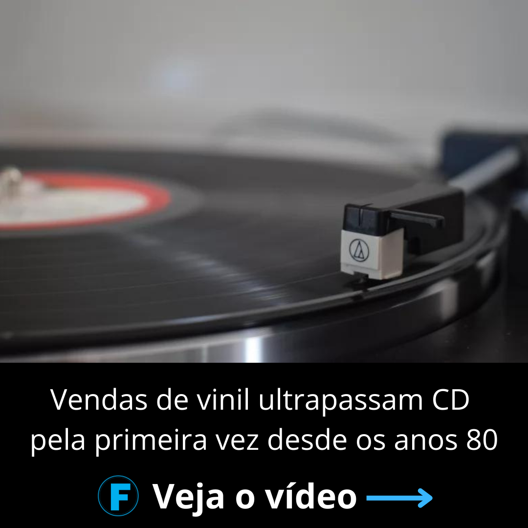 Vendas de vinil ultrapassam CD pela primeira vez desde os anos 80