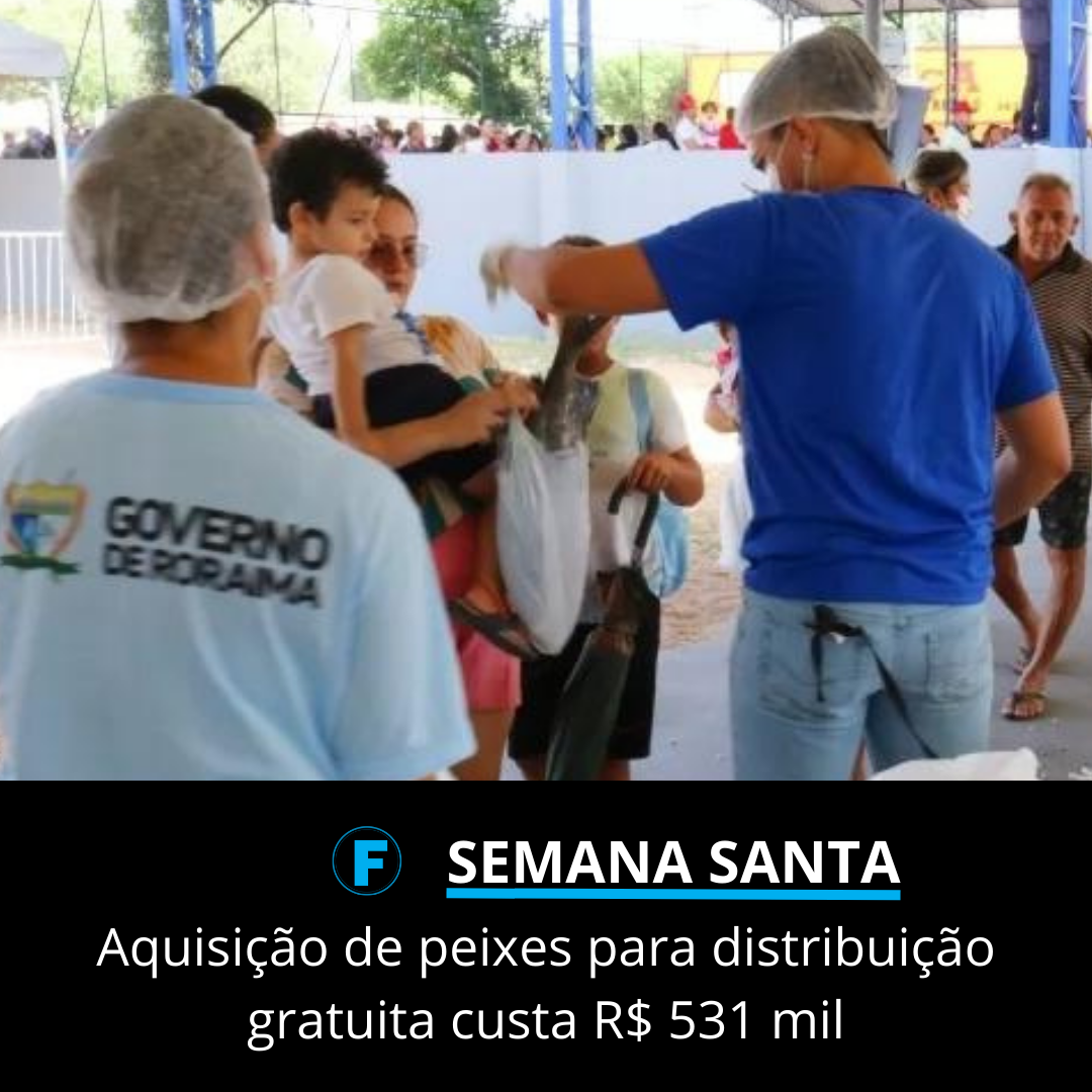 Aquisição de peixes para distribuição gratuita custa R$ 531 mil