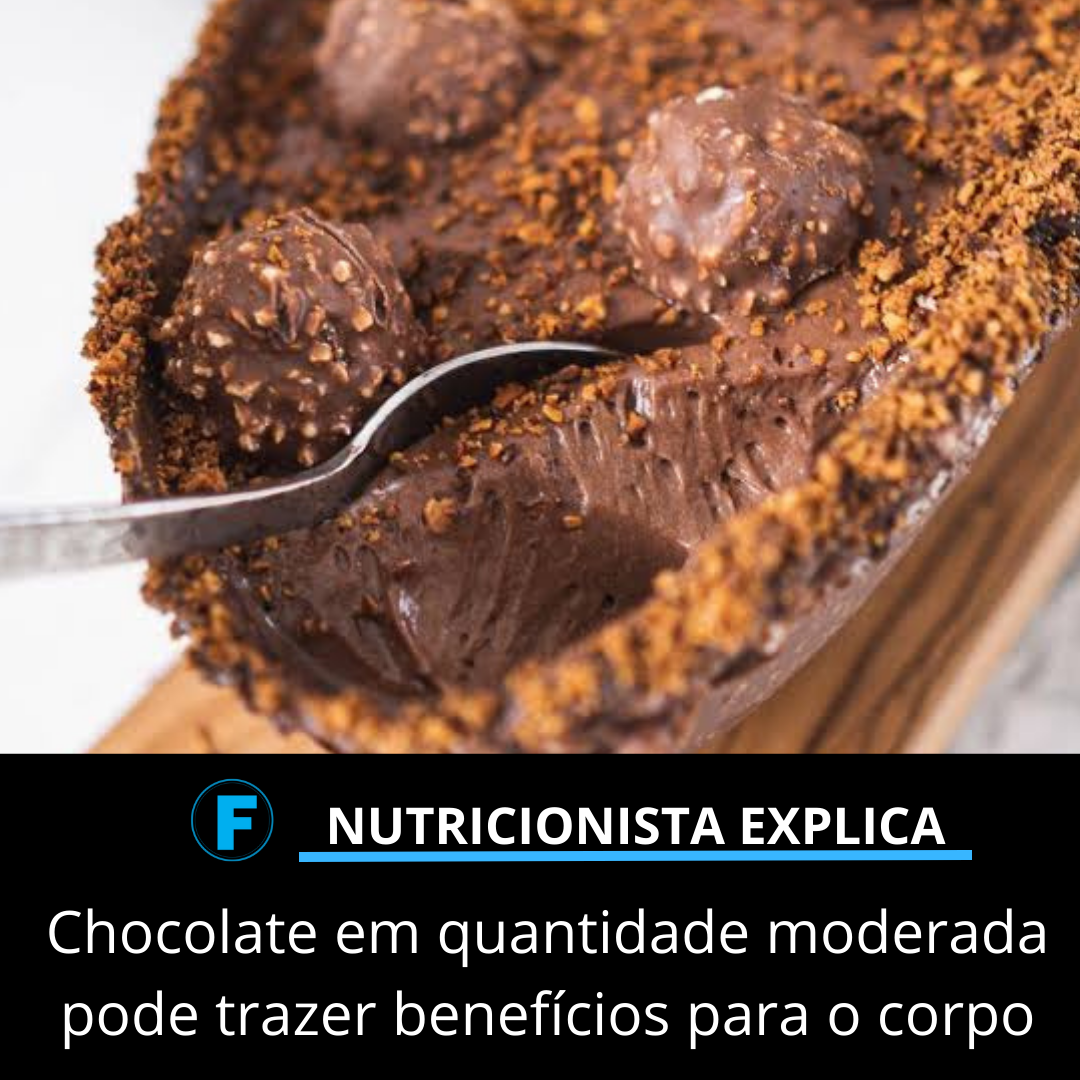 Chocolate em quantidade moderada pode trazer benefícios para o corpo