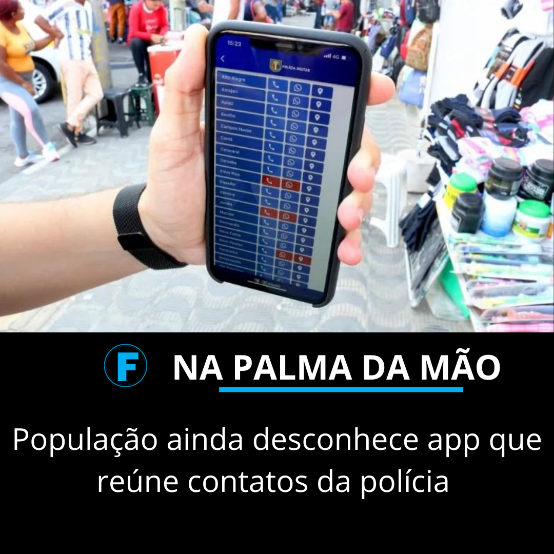 População ainda desconhece APP que reúne contatos da polícia 