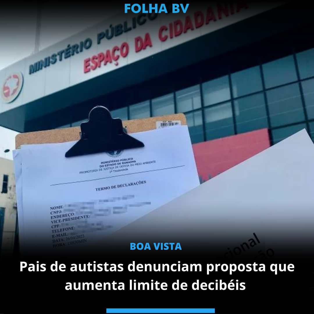 Pais de autistas denunciam limite de decibéis 